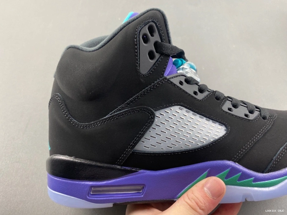 Cheap Jordan 'Black Retro Air Grape' 136027-007 5  0524